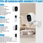 Adjustment Wandhalterung Kompatibel, Soporte Camara Vigilancia, Soporte de Cámara para Cámara Exterior, 360 Grados Soporte de