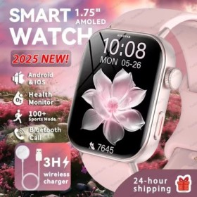 2025 nuevo reloj inteligente con llamada Bluetooth para hombres para H