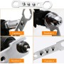 N/H Remachadora eléctrica, AolKee Remachadora para Tladro Adaptador, Kit Adaptador de Pistola Remachadora para Taladros