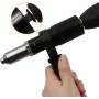 N/H Remachadora eléctrica, AolKee Remachadora para Tladro Adaptador, Kit Adaptador de Pistola Remachadora para Taladros