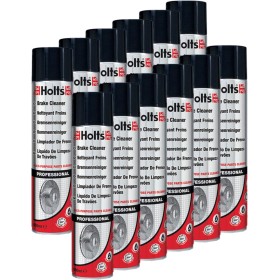 Holts 12 botes de limpiador de frenos en espray, limpiador de piezas de coche, 600 ml, 0131