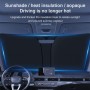 Parasol Coche Delantero 136x65cm,Protección Solar UV para Automóvil Y Protección contra El Calor Solar,Cubierta Universal para