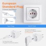 Bigfish Adaptador Enchufe UK Tipo G 2 Piezas, Adaptador Enchufe Inglés e Irlanda – De 2-Pin Europa a 3-Pin Reino Unido para