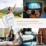Bigfish Adaptador Enchufe UK Tipo G 2 Piezas, Adaptador Enchufe Inglés e Irlanda – De 2-Pin Europa a 3-Pin Reino Unido para