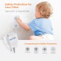Bigfish Adaptador Enchufe UK Tipo G 2 Piezas, Adaptador Enchufe Inglés e Irlanda – De 2-Pin Europa a 3-Pin Reino Unido para