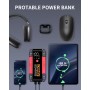 CARHEV Arrancador de Coches 6000A, 26800mAh Arrancador de Baterias de Coches (para 10.0L de Gasolina o 10.0L de Diésel) 12V