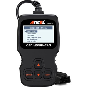 Ancel AD310 Máquina de Diagnosis OBD2, Diagnostico Coche Multimarca apoya español, Escáner, Lector de Código para Automóvil,