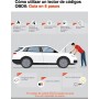 Ancel AD310 Máquina de Diagnosis OBD2, Diagnostico Coche Multimarca apoya español, Escáner, Lector de Código para Automóvil,