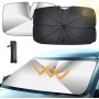 Oziral Parasol Parabrisas Delantero para Coche, Paraguas Parasol Coche, Evita Arañazos Parasol Plegable Protección UV Paraguas
