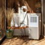 Cecotec ForceClima 9450 Style Heating Portable Air Conditioner with Remote Control and Heat Pump, 9000 BTU, Touchscreen, LED