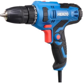 HERZO Taladro/Atornillador Configuración de 2 velocidades 300W 20 + 1 Par con 4M de Longitud Del Cable Bueno Para Daily Inicio