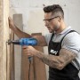 HERZO Taladro/Atornillador Configuración de 2 velocidades 300W 20 + 1 Par con 4M de Longitud Del Cable Bueno Para Daily Inicio