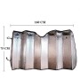 AUTOZOCO Parasol para ventanilla, Protector Solar para Ventana Coche, Parasol para automóvil, Universal, Medidas 38.5 x 44 cm,
