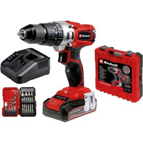 Einhell Taladro percutor con batería de 2,5 Ah TE-CD 18/2 Li +22 (1x2,5 Ah) PXC (iones de Li, 18 V, 44 Nm, engranaje de 2