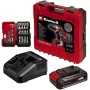 Einhell Taladro percutor con batería de 2,5 Ah TE-CD 18/2 Li +22 (1x2,5 Ah) PXC (iones de Li, 18 V, 44 Nm, engranaje de 2