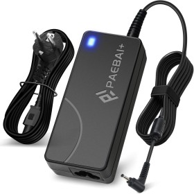 PAEBAI+ 65W Cargador para Acer Chromebook 11 13 14 15 R11 CB3 CB5 C740 C720 C720p C738T C731 Aspire One AO1-131-C7DW C9PM