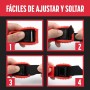 MAGMA Pack 2 Cinchas de Amarre de 3m | Correas para Baca Coche y Portabicicletas. Surf, Bici, Kayak, Moto | Hebilla -Trinquete