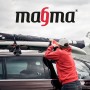 MAGMA Pack 2 Cinchas de Amarre de 3m | Correas para Baca Coche y Portabicicletas. Surf, Bici, Kayak, Moto | Hebilla -Trinquete