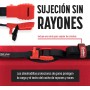 MAGMA Pack 2 Cinchas de Amarre de 3m | Correas para Baca Coche y Portabicicletas. Surf, Bici, Kayak, Moto | Hebilla -Trinquete