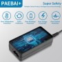 PAEBAI+ 65W 45W Cargador para Lenovo IdeaPad 310 310S 320 320S 330 330S S340 L340 S540 S150 S145 710 710S Flex 4 5 6 14 15 20V