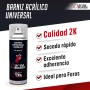 Barniz Acrilico Calidad 2K P/Faros Coche Y Cualquier Superficie. [adherencia Policarbonato] RESISTE A Rayos UV, Barniz