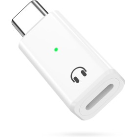 Votvlog Adaptador de Audio de Lightning a USB-C, Adaptador de Auriculares de USB C a Lightning para iPhone 16, 15 Pro MAX Plus,