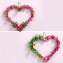 LEGO Corazón Decorativo - Kit de Manualidades Infantiles de maqueta con Flores, Hojas y Corazones Pequeños - Regalo de