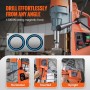 VEVOR Taladro de Núcleo Magnético 1550W Taladrador Magnético Profesional 13000N 500rpm Taladro Magnético Portátil Profundidad