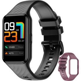 Smartwatch, Reloj Inteligente Hombre Mujer, 1,47" Reloj Inteligente Mujer, Diseño Fino, Oxímetro, Podómetro, Sueño, Pulsometro,
