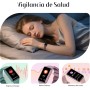 Smartwatch, Reloj Inteligente Hombre Mujer, 1,47" Reloj Inteligente Mujer, Diseño Fino, Oxímetro, Podómetro, Sueño, Pulsometro,