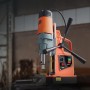 VEVOR Taladro de Núcleo Magnético 1550W Taladrador Magnético Profesional 13000N 500rpm Taladro Magnético Portátil Profundidad