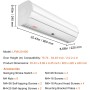 VEVOR Commercial Indoor Air Curtain 3ft 2 Speed 1528m³/h Air Curtains for Doors Indoor Fan Over Door with Heavy Duty Limit