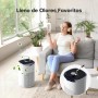 GOAMGE Home Air Purifier 120㎡, CADR 300m³/h, APP Control, Voice Control, Air Quality Indicator and Auto Mode, Prevent Pollen,