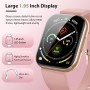 Reloj Inteligente Mujer Hombre con Llamadas Bluetooth, 1.95" Smartwatch con HD Pantalla Táctil, Podómetro, Monitor de Sueño,