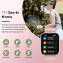 Reloj Inteligente Mujer Hombre con Llamadas Bluetooth, 1.95" Smartwatch con HD Pantalla Táctil, Podómetro, Monitor de Sueño,