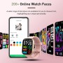 Reloj Inteligente Mujer Hombre con Llamadas Bluetooth, 1.95" Smartwatch con HD Pantalla Táctil, Podómetro, Monitor de Sueño,