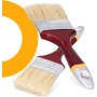 Brocha Pintura Plana 38 mm Pincel Multiusos para Pintura Barniz Laca Pincel Detallado Resistente Duradero Ideal para Acabados