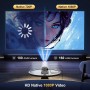 Proyector 4K 1080P Mini Proyector con WiFi y Bluetooth 5.0, Admite Rotación de 180° y Keystone Automático Proyector Portatil,