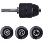 Treki Treki Portabrocas sin Llave con Mandril Adaptador 1/2-20UNF SDS Varilla Plus Portabrocas de Cierre Rápido 2-13mm para