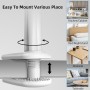 TOVARIN Soporte Móvil con Cuello de Cisne 360° para Móvil, Ajustable para Mesa o Escritorio, para iPhone 16 15 Pro MAX Huawei