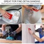 UptVin 24 Piezas Esponja de Lijado, Esponja de Lija Húmeda y Seca 180-4000 Esponja Abrasiva para Madera Metal Pintura Reparación