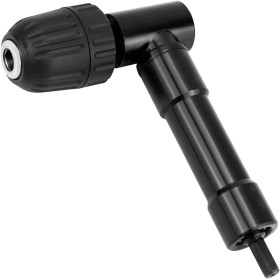 QWORK® portabrocas de 90 grados, accesorio para taladro angular, rango de sujeción 0.8-10 mm, adaptador para taladro angular