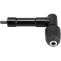 QWORK® portabrocas de 90 grados, accesorio para taladro angular, rango de sujeción 0.8-10 mm, adaptador para taladro angular