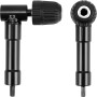 QWORK® portabrocas de 90 grados, accesorio para taladro angular, rango de sujeción 0.8-10 mm, adaptador para taladro angular