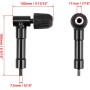 QWORK® portabrocas de 90 grados, accesorio para taladro angular, rango de sujeción 0.8-10 mm, adaptador para taladro angular