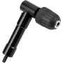 QWORK® portabrocas de 90 grados, accesorio para taladro angular, rango de sujeción 0.8-10 mm, adaptador para taladro angular