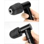QWORK® portabrocas de 90 grados, accesorio para taladro angular, rango de sujeción 0.8-10 mm, adaptador para taladro angular