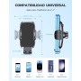 CIRYCASE Soporte Movil Coche, [Succión Ultra Potente] Suporte Telemovel Carro Universal, Parabrisas & Salpicadero Porta Movil