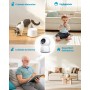 ieGeek 2.4/5GHz Camara Vigilancia WiFi Interior 2K 360°PTZ, Cámara Vigilancia Interior para Bebes/Mascotas/Seguridad Casa,