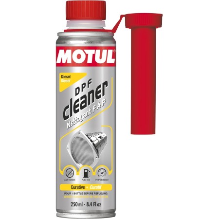 MOTUL Limpiador del Filtro de Partículas Diésel, Aditivo DPF Motores Diésel, Rendimiento, Reducción de Emisiones y Consumo,